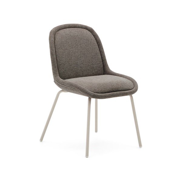 Szarobeżowe krzesło Aimin – Kave Home-image-3