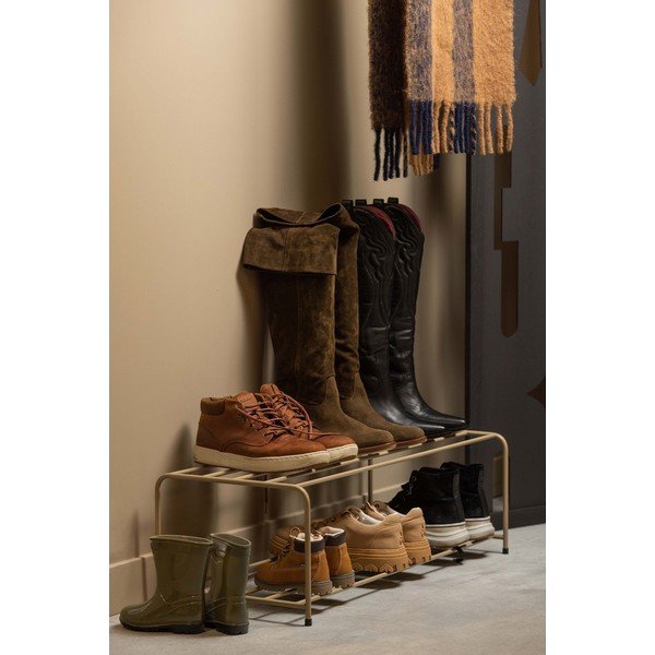 Jasnobrązowa metalowa szafka na buty Josse – WOOOD-image-1