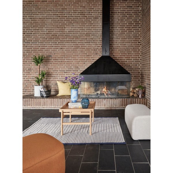 Pomarańczowy puf Hübsch Cube-image-2