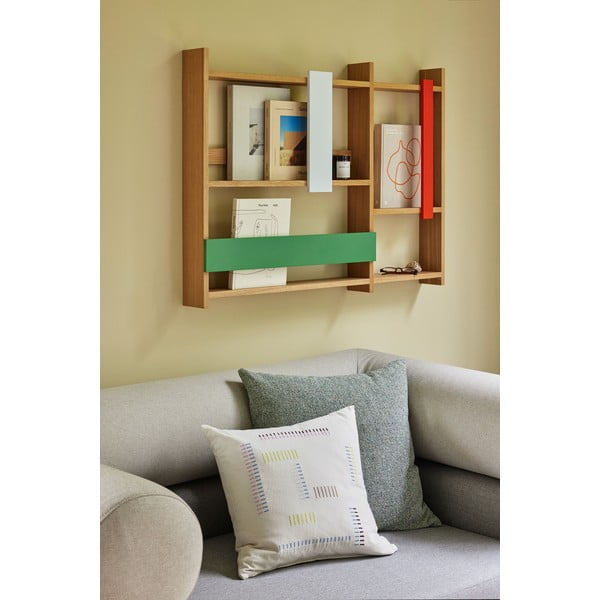 Wielopoziomowa półka w dekorze dębu 110 cm Arki – Hübsch-image-1