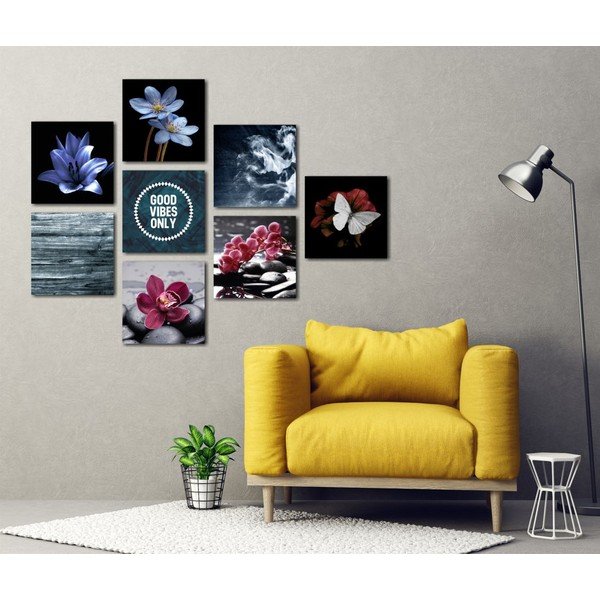 Zestaw 8 obrazów Insigne Good Vibes Only-image-1
