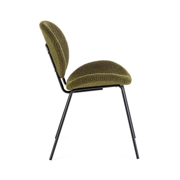 Tapicerowane krzesło w kolorze khaki Maddie – Yes Everyday-image-3