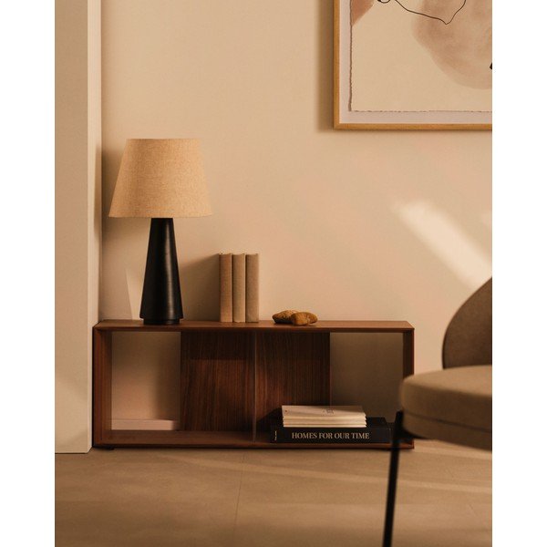 Modułowy system półek w dekorze orzecha 101x38 cm Litto – Kave Home-image-1