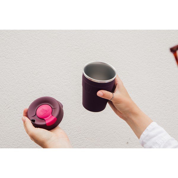 Fioletowy kubek podróżny z wieczkiem KeepCup Kangaroo Paw, 454 ml-image-1