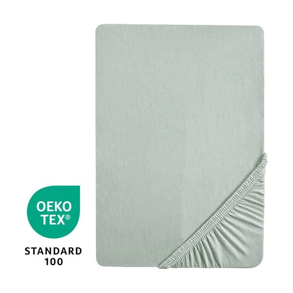 Prześcieradło dziecięce do łóżeczka z bawełny organicznej z gumką 140x70 cm Lil Planet – Roba-image-3