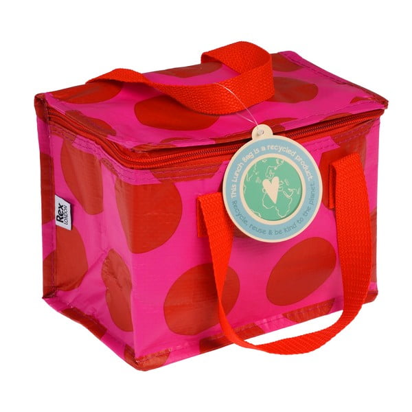 Czerwono-różowa torba termiczna Spotlight – Rex London-image-2