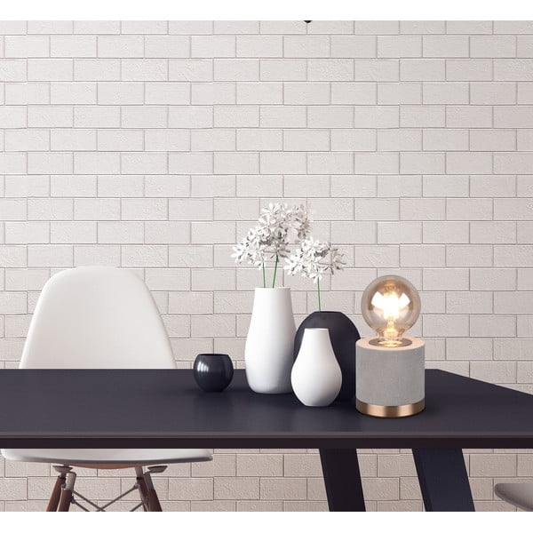 Szara aksamitna lampa stołowa (wysokość 11 cm) Judy – Reality-image-1