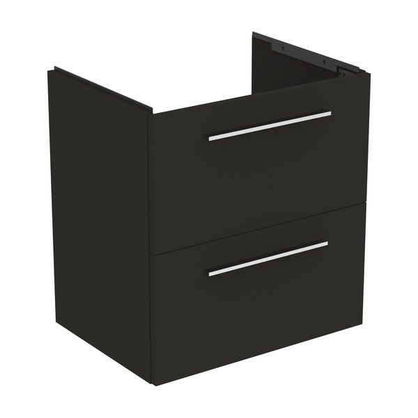 Antracytowa wisząca szafka pod umywalkę 60x63 cm i.Life A – Ideal Standard-image-2