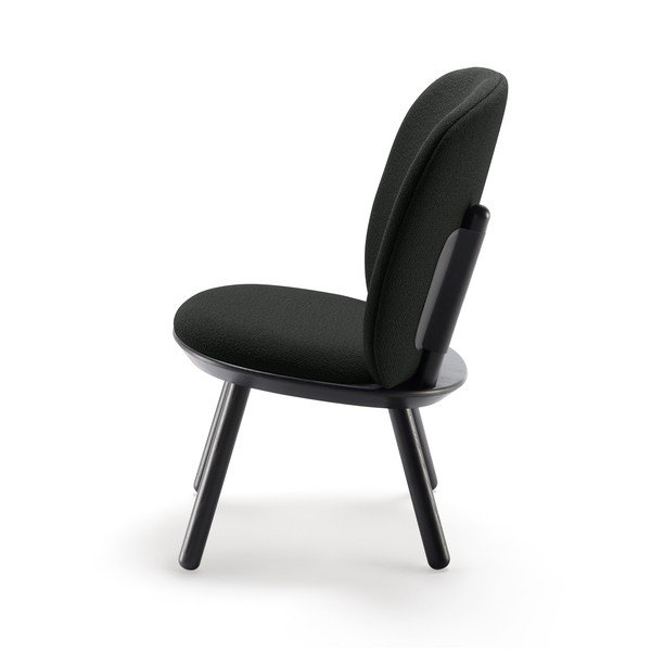 Czarny wełniany fotel EMKO Naïve-image-3