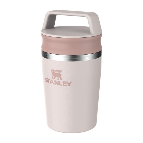 Jasnoróżowy kubek termiczny ze stali nierdzewnej 230 ml Café-To-Go Travel Mug Rose Quartz – Stanley-image-2