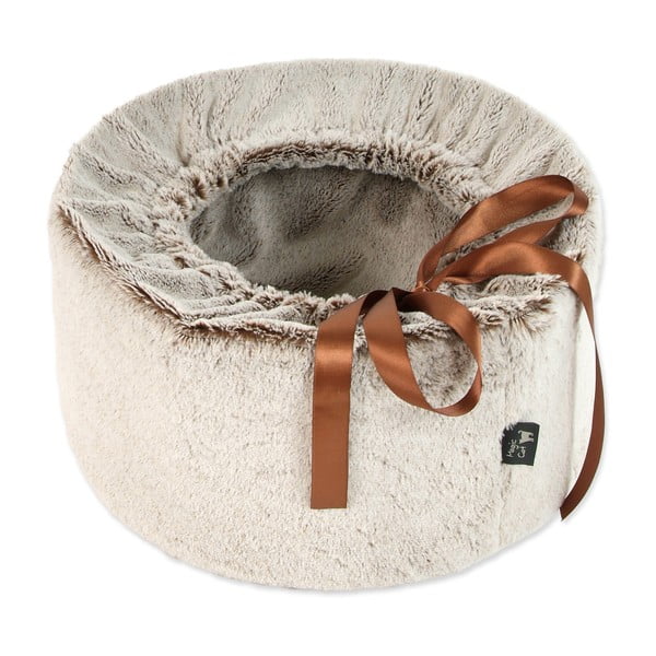 Jasnobrązowe legowisko dla kotów ø 40 cm Magic Cat  – Plaček Pet Products