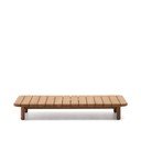 Stolik ogrodowy z litego drewna tekowego 70x140 cm Turqueta – Kave Home