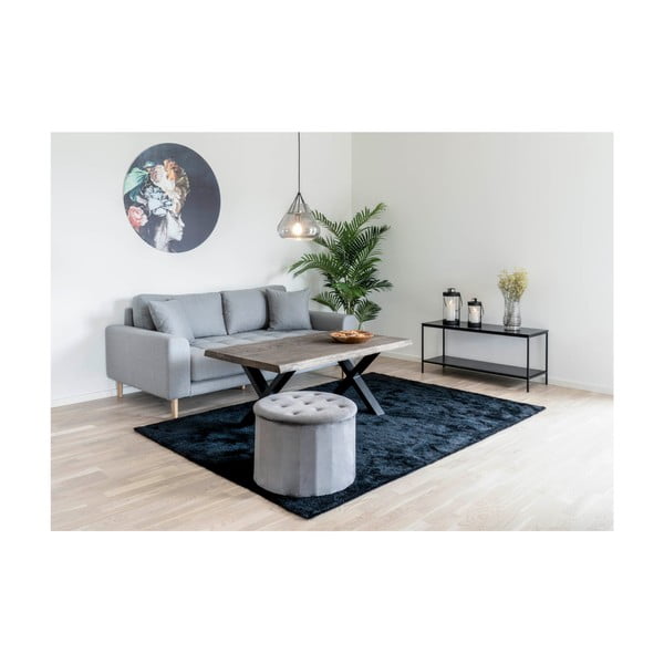 Czarna szafka pod TV 36x45 cm Vita – House Nordic-image-4