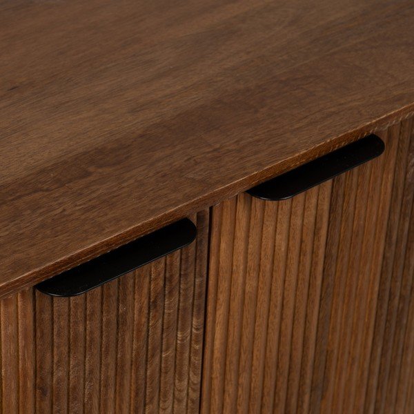 Brązowa komoda z litego drewna mango 160x78x40 cm Sagara – Ixia-image-4