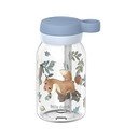 Jasnoniebieska plastikowa butelka dla dzieci 450 ml Forest Friends by Little Dutch – Mepal