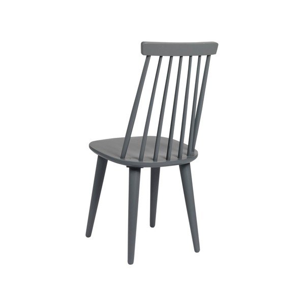 Szare krzesło do jadalni z drewna kauczukowca Rowico Lotta-image-4