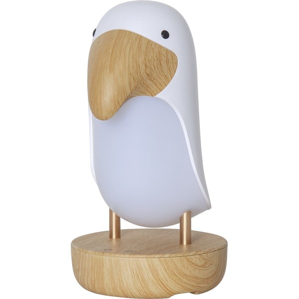 Biało-brązowa lampka nocna LED dla dzieci Toucan – Star Trading-image-2