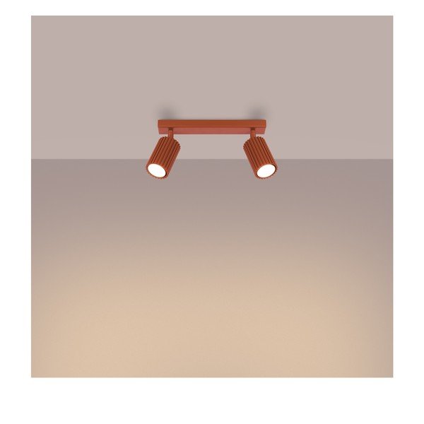 Ceglasta lampa punktowa 6,5x30 cm Gleam – Sollux-image-3