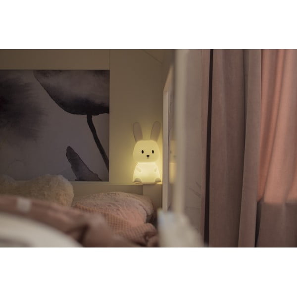Biała lampka nocna LED dla dzieci Bunny – Star Trading-image-4