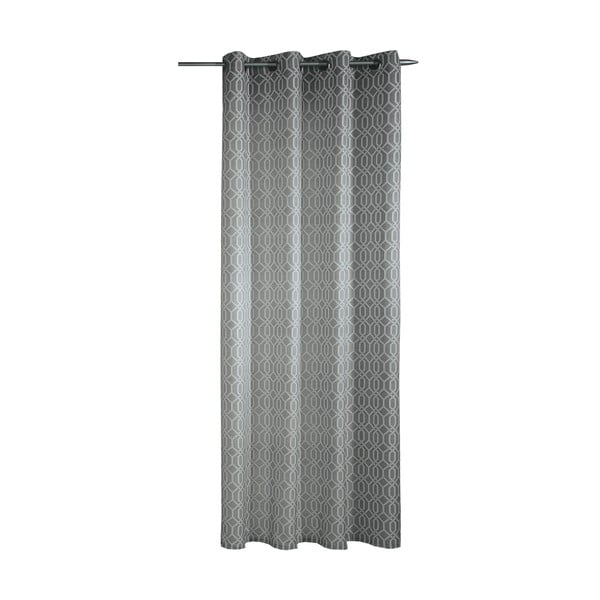 Szara zasłona 135x245 cm Dekor – Sehlbach