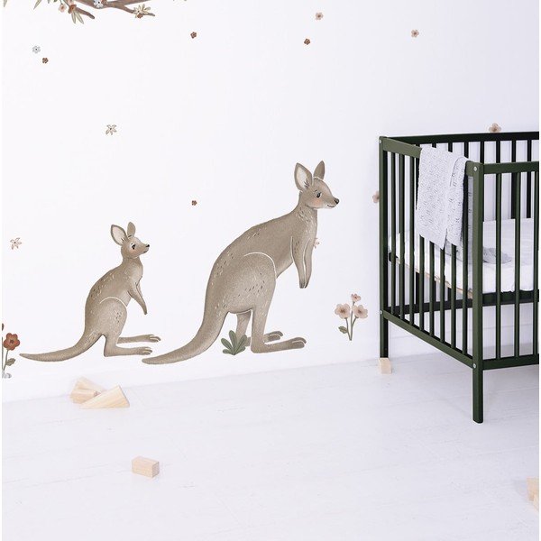 Naklejki dziecięce 65x61 cm Kangaroo – Lilipinso