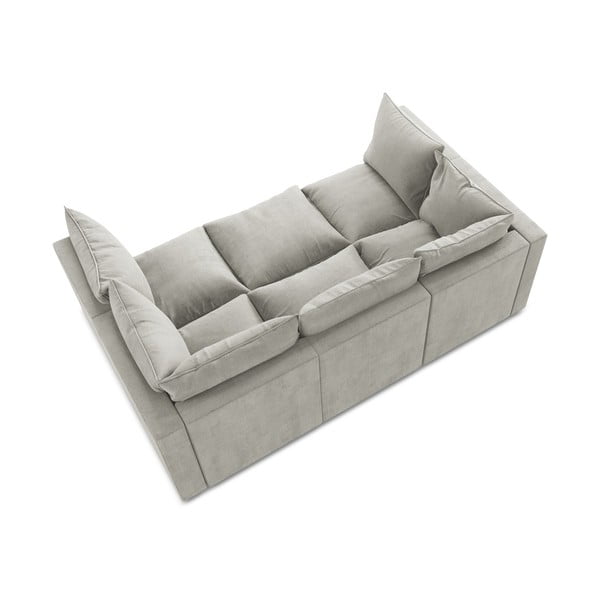 Jasnoszara sofa 255 cm Manao – Makamii-image-3