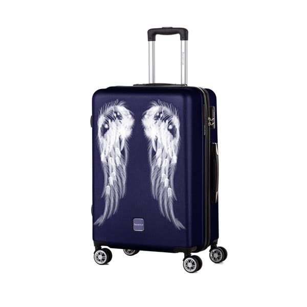 Ciemnoniebieska walizka Berenice Wings, 71 l