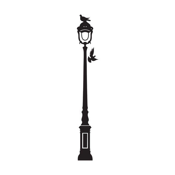Naklejka Ambiance Big Street Lamp-image-2