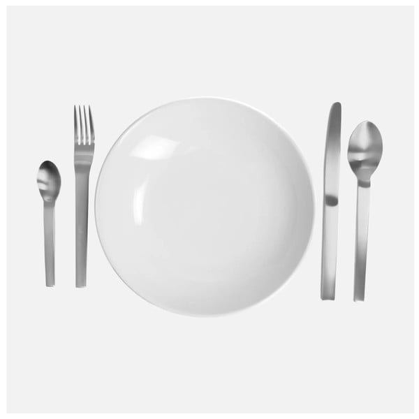 Sztućce ze stali nierdzewnej w kolorze srebra 24 szt. Boldi – FABINI-image-2