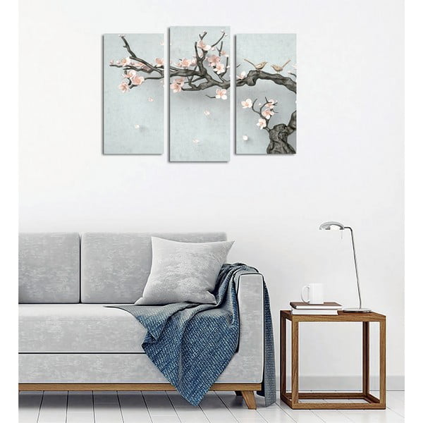 Obrazy zestaw 3 szt. Sakura – Wallity-image-1