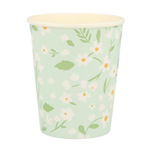 Papierowe jednorazowe kubki zestaw 12 szt. Ditsy – Meri Meri-image-3