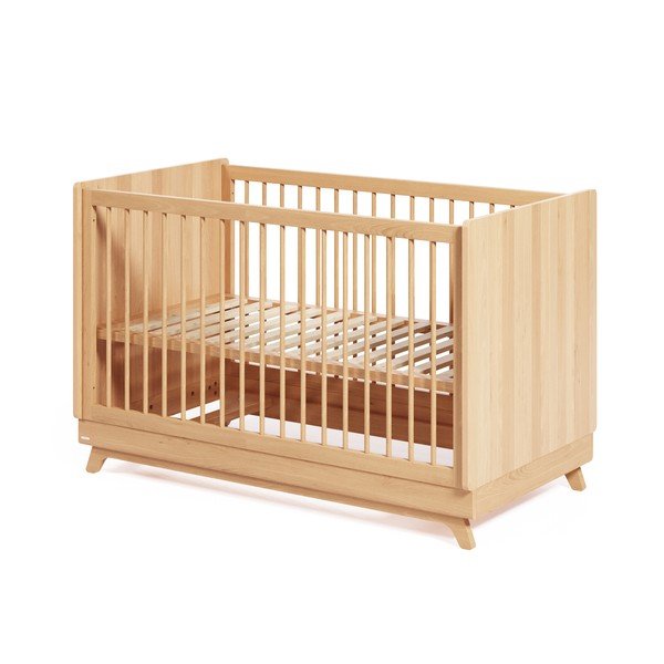 Łóżeczko dziecięce z drewna jesionowego Kave Home Maralis, 70x140 cm-image-2