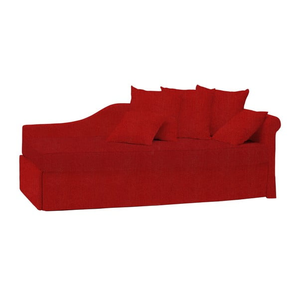 Czerwona rozkładana sofa trzyosobowa 13Casa Roma Imperatore