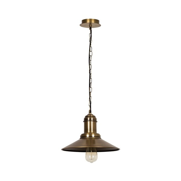 Lampa wisząca w kolorze brązu z metalowym kloszem ø 30 cm Sivani – Opviq lights-image-3