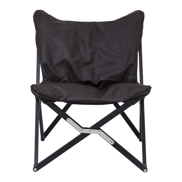Czarne krzesło składane Kare Design Klappstuhl Hill