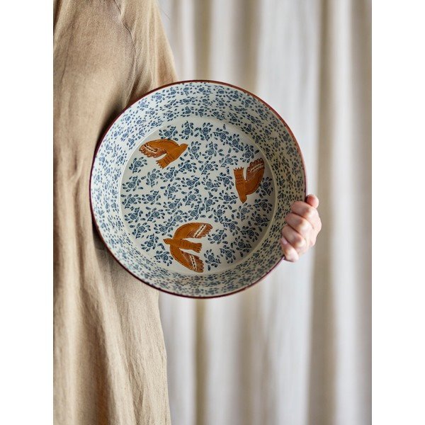 Niebieska ceramiczna misa ø 28 cm Hezha – Bloomingville-image-3