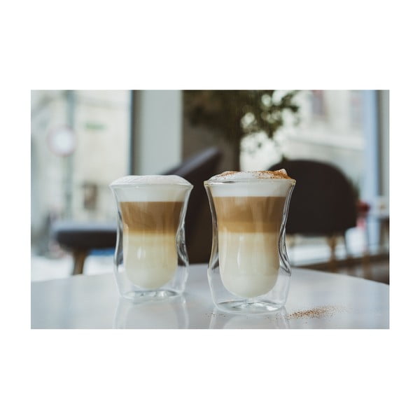 Z podwójną ścianką szklane kubki zestaw 6 szt. 250 ml – Vialli Design-image-2