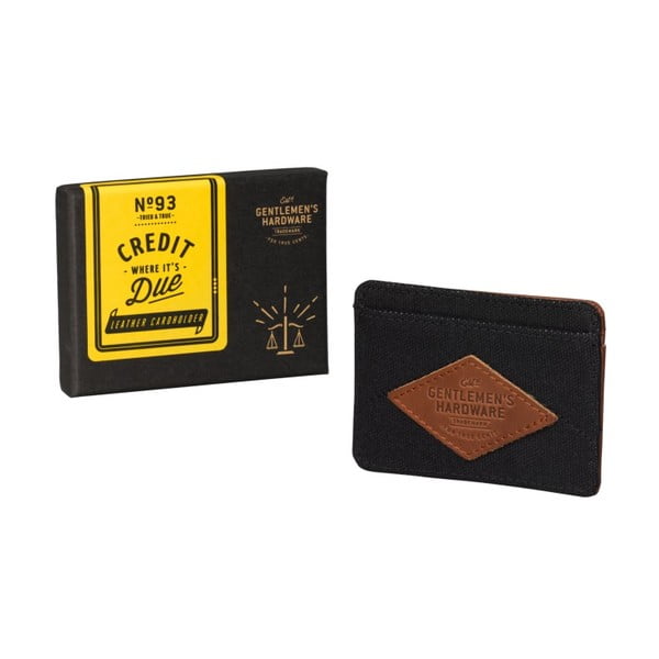 Skórzany portfel na karty kredytowe Gentlemen's Hardware