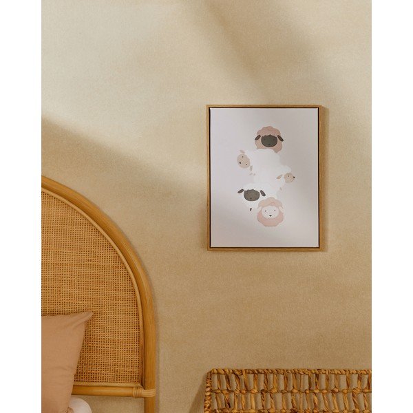 Obrazek dziecięcy 30x40 cm Milu – Kave Home-image-1