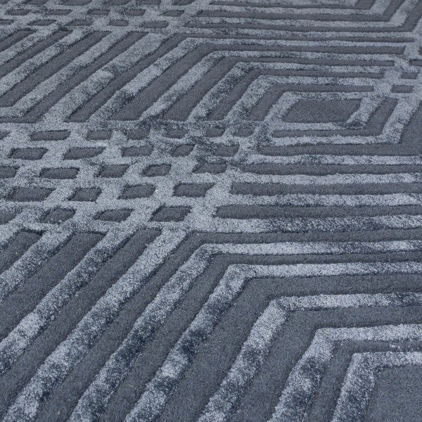Niebieski dywan wełniany Flair Rugs Diamonds, 160x230 cm-image-2