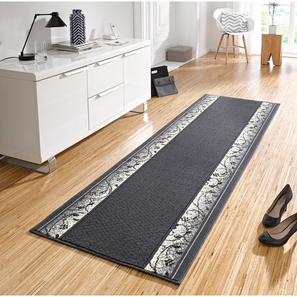 Dywan Basic Elegance, 80x450 cm, szary-image-1