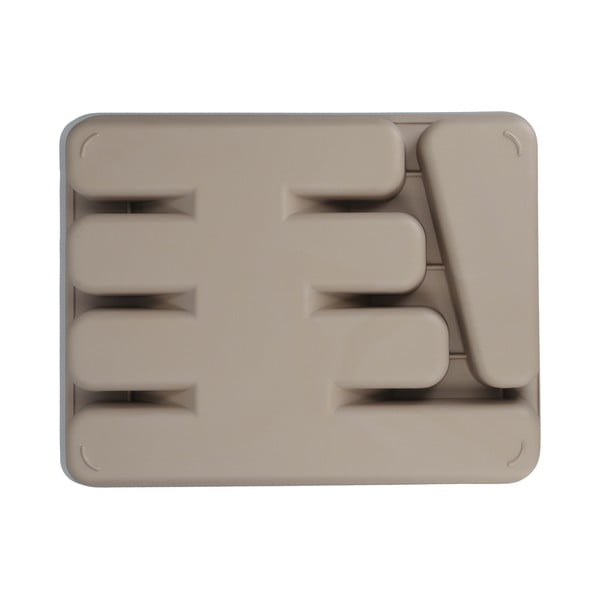 Beżowy bambusowy organizer na sztućce Kitchen Craft Natural Elements-image-2