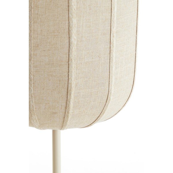 Kremowa lampa stojąca z tekstylnym kloszem (wysokość 165 cm) Solune – Light & Living-image-3