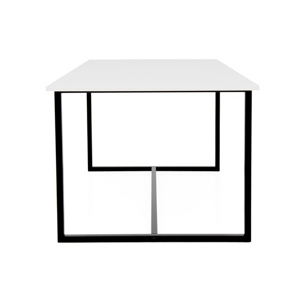 Biały stół z czarną metalową konstrukcją Tenzo Mello-image-2