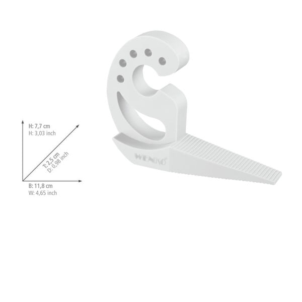 Biały stoper do drzwi i okien Wenko-image-1