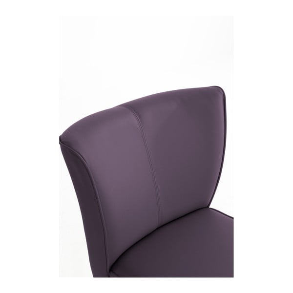 Fioletowy fotel z imitacji skóry Max Winzer Beni Imitation-image-4