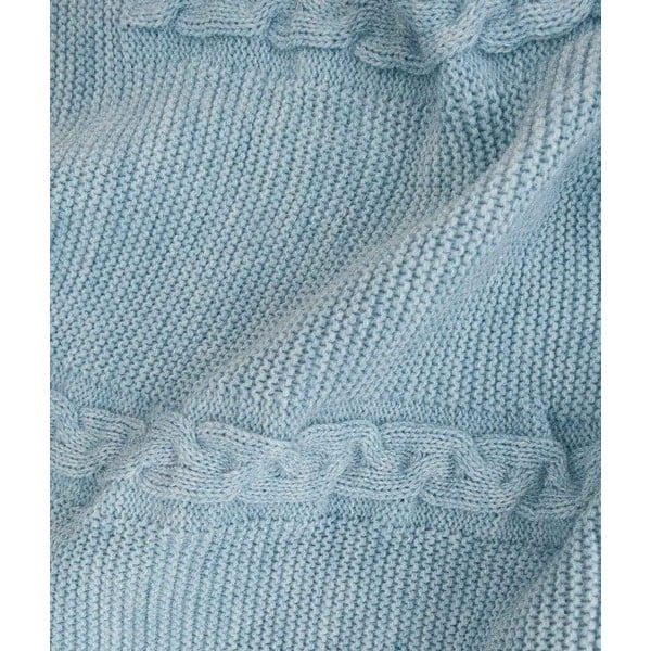 Niebieska narzuta 200x220 cm Trenza – Oyo Concept-image-1