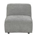 Jasnoszary centralny moduł sofy Bonami Selection Fairfield