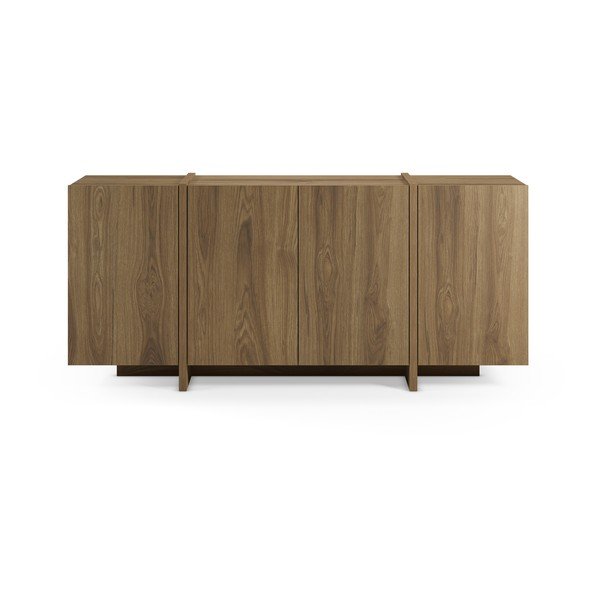 Komoda w dekorze dębu w naturalnym kolorze 180x79x40 cm Volia – Marckeric-image-2