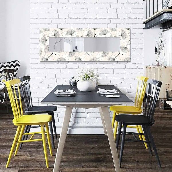 Lustro ścienne z drewnianą ramą 40x120 cm – Wallity-image-2